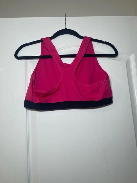 Nike Women's Hot Pink Pink Dri-FIT Sports Bra Size XL - Picture 6 of 13